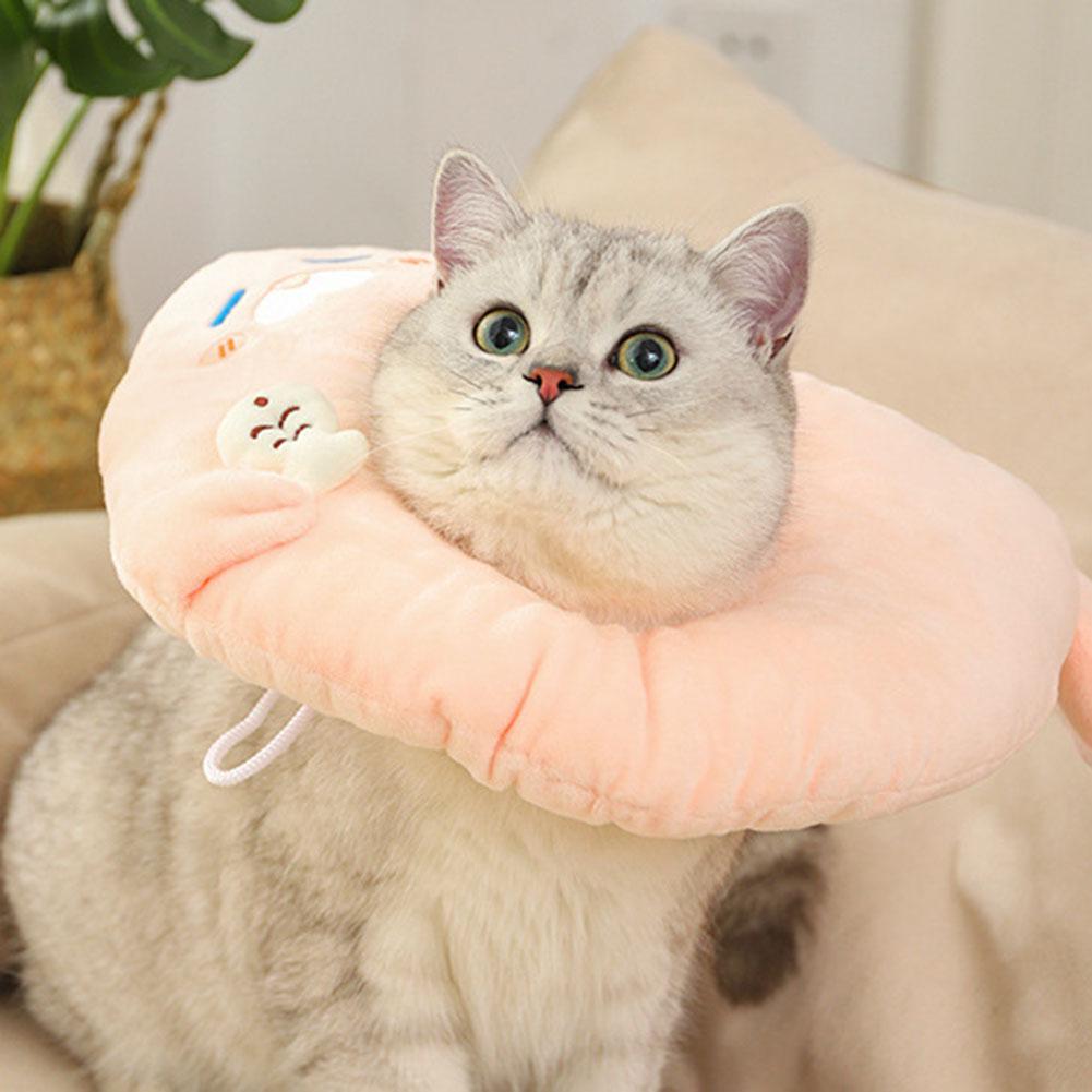 Cartoon Elizabeth Circle Soft Anti-licking Wound Recovery Collar Protective Collar For Cats Dogs