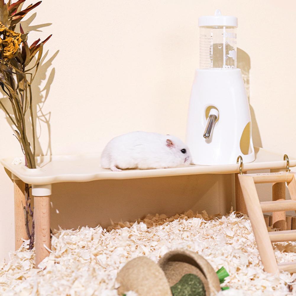 Hamster Automatic Water Bottle Dispenser Leak-proof Double Ball Design Feeding Kettle Pet Supplies