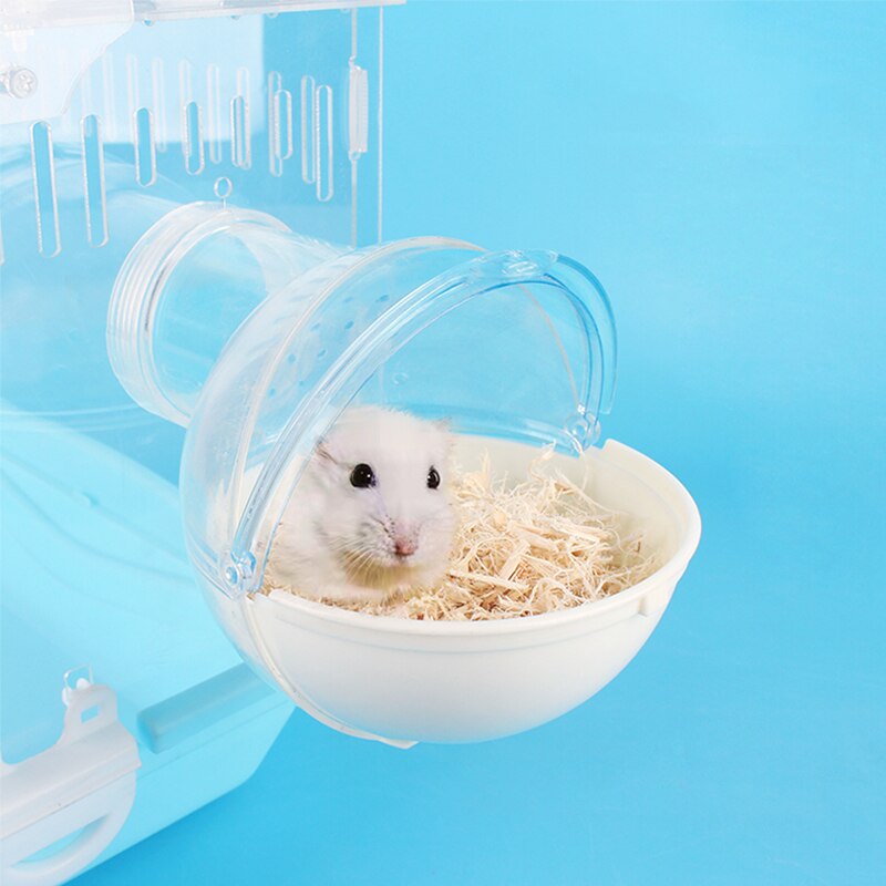 Hamster Sand Bathroom Detachable Plastic Hamster Sand Bath Container Small Pet Bathtub Extermal Toilet For Guinea Pig Gerbil