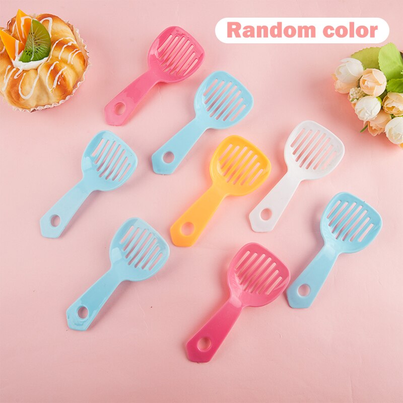 Hamster Bathing Sand Scoop Plastic Cute Sand Shovel Litter Scoop For Small Pets Animal Bathtub Black Bear Hamsters Gerbil Mouse