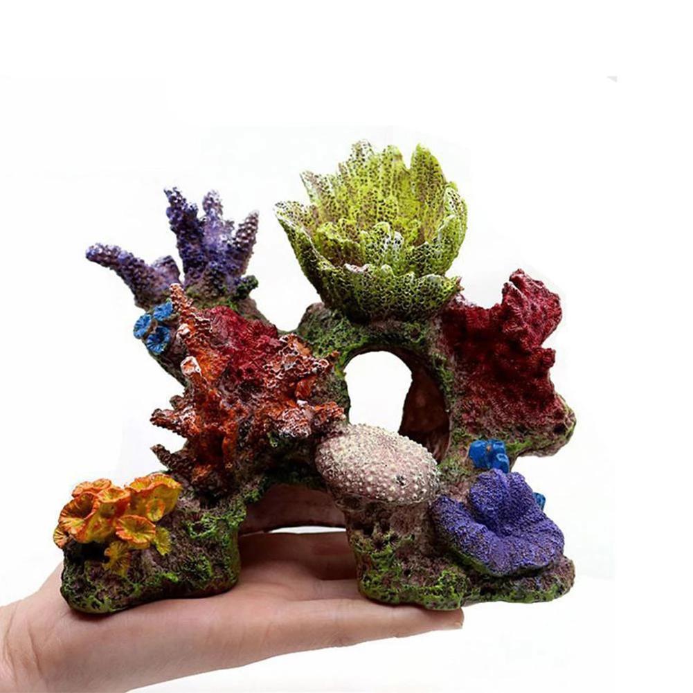 Resin Coral Reef Ornament Underwater World Decoration Environments Aquarium Fish Tank Landscaping Decor