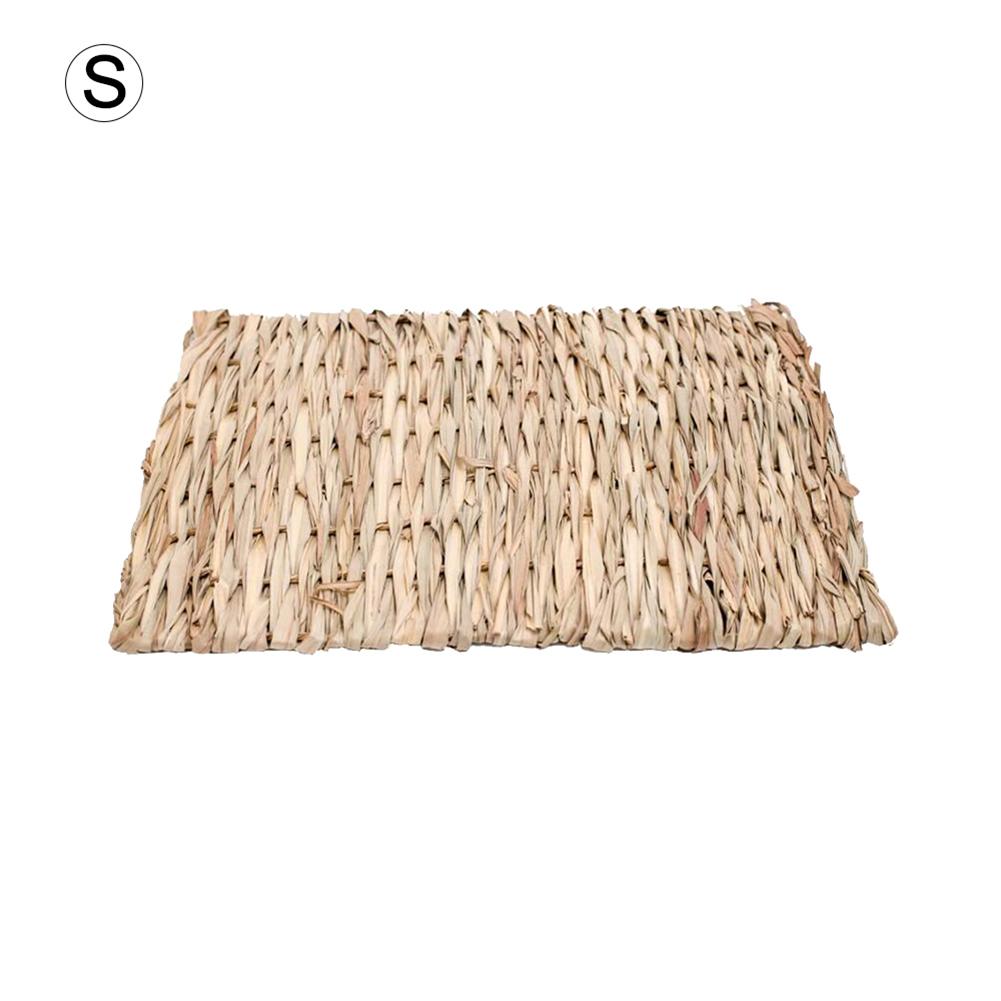 Straw Woven Pet Chew Mat Pad Pet House Cage Accessories For Hamster Rabbit Chinchilla Guinea Pig