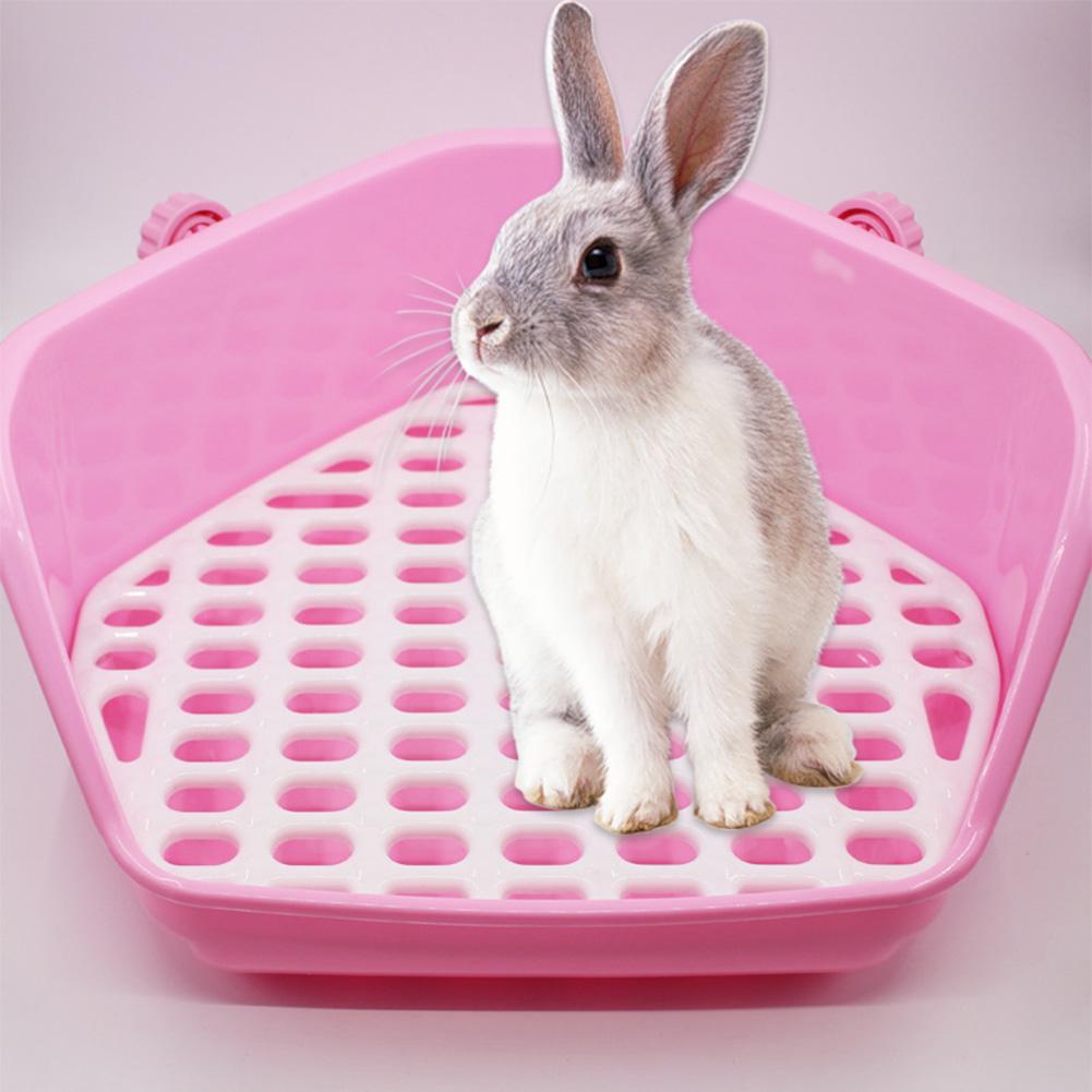 Removable Pentagram Rabbit Toilet Heightened Thickened Anti-overflow Easy Installation Litter Box