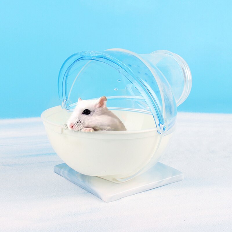 Hamster Sand Bathroom Detachable Plastic Hamster Sand Bath Container Small Pet Bathtub Extermal Toilet For Guinea Pig Gerbil