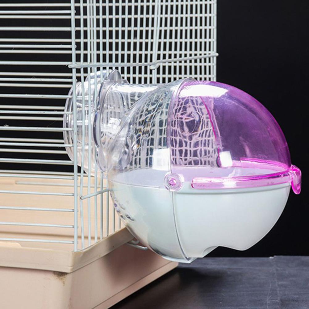 Hamster Toilet Hamster Mouse Gerbille Pet Bathroom Cage Box Bath Sand Room Toy Plastic House Transparent Small Pet Supplies