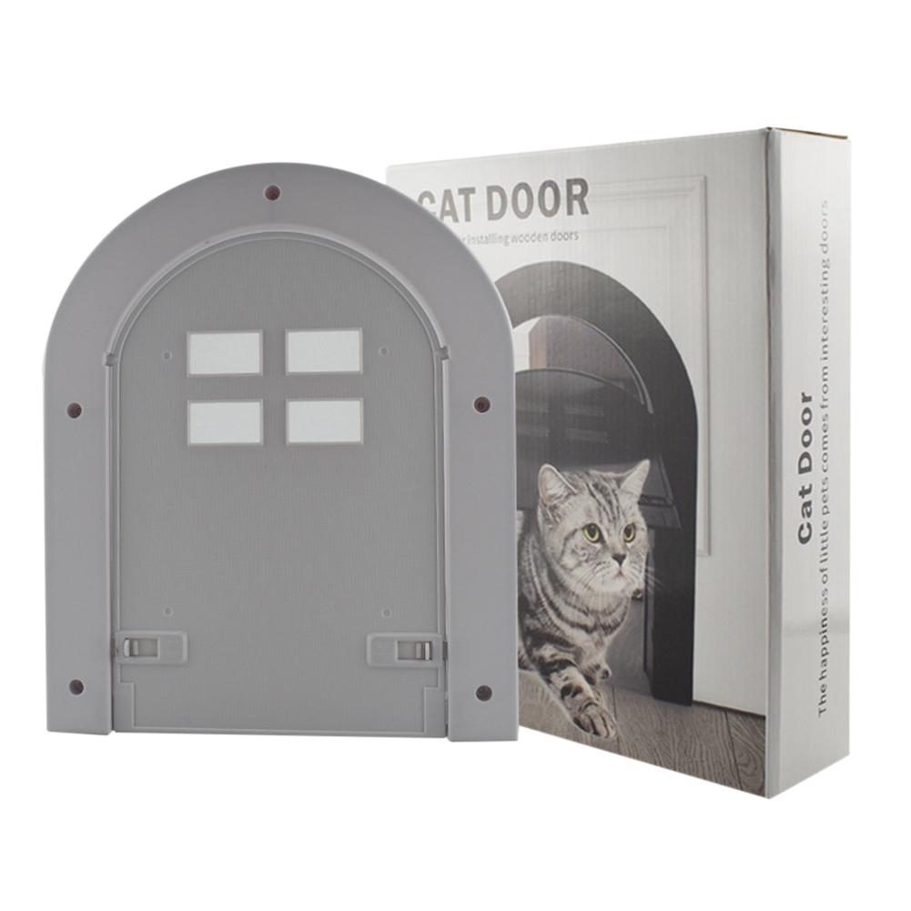 Pet Cat Dog Screen Door Free Entry Magnetic Door With Window Pet Accessories Suitable For Wooden Door