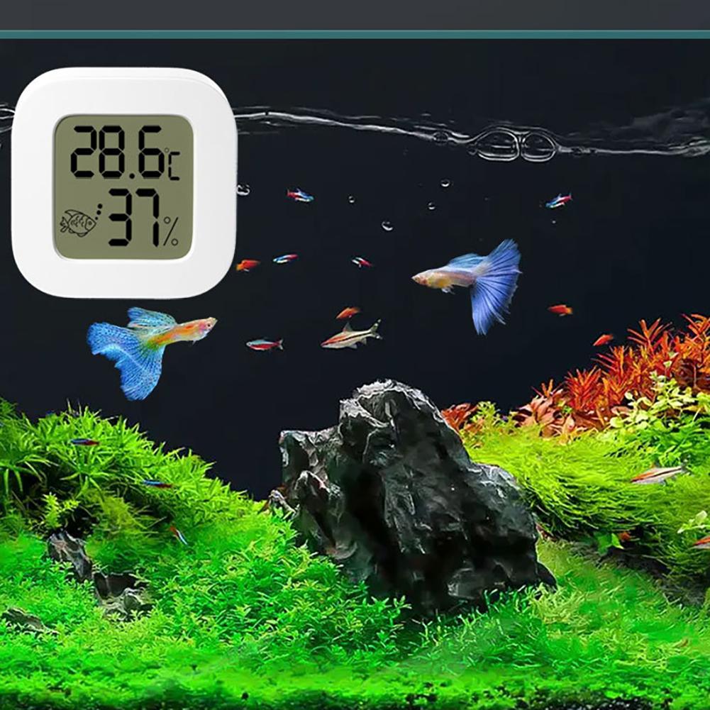 Fish Tank Thermometer High-precision Led Digital Display Electronic Aquarium Touch Screen Thermometer Tester Meter Gauge