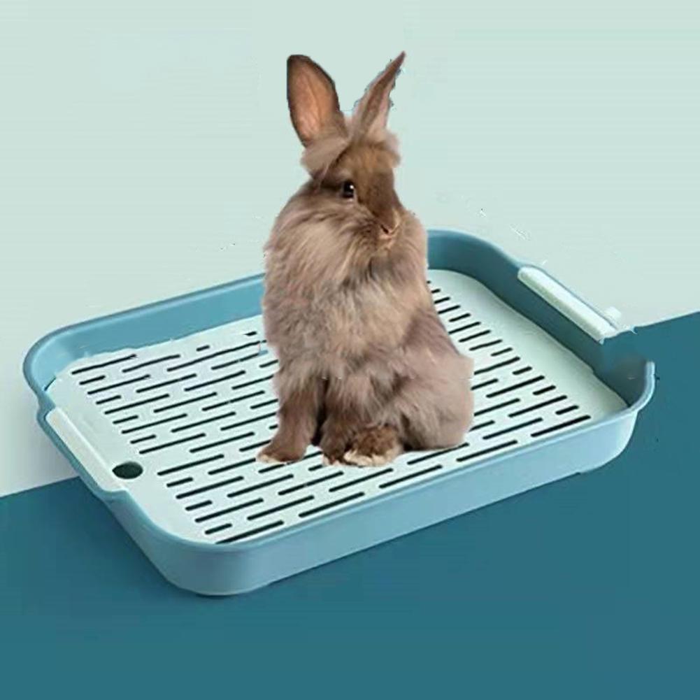 Pet Toilet Anti-turnover Litter Box Trainer Corner Toilet Pet Cleaning Supplies For Rabbit Chinchilla Guinea Pig