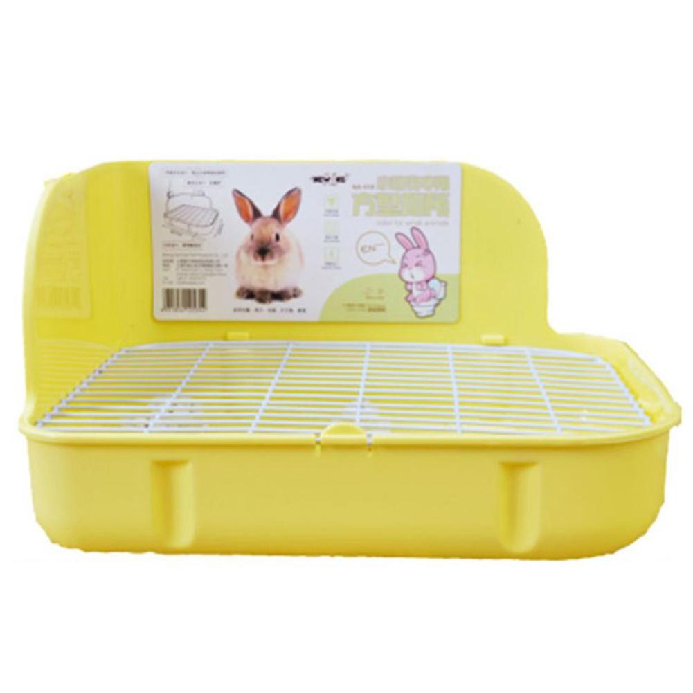 Pet Rabbit Square Toilet Potty Trainer Cleaning Supplies For Small Animals Chinchilla Guinea Pig