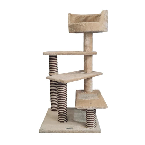 100cm Multi Level Cat Scratching Tree – Beige