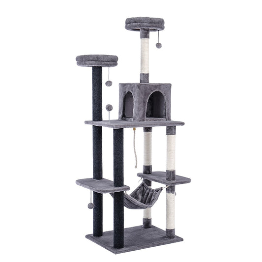 9 Kinds CA Domestic Delivery Cat Tree House Tower Condo Cat Scratcher Posts for Cat Kitten Cat Jumping Toy with Ladder Play Tree