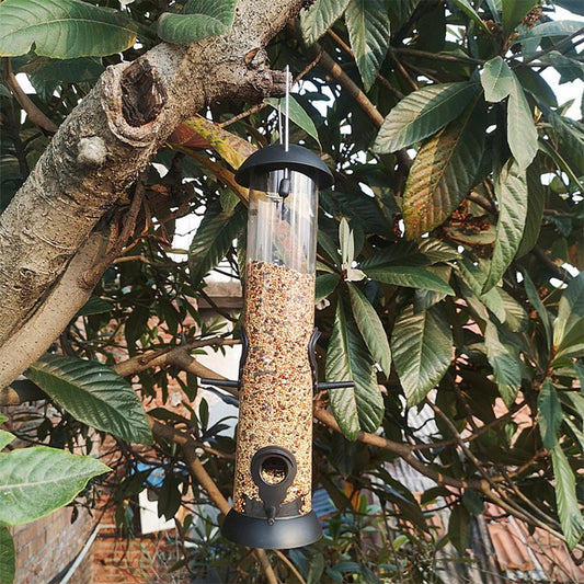 Detachable Bird Feeder Outdoor Windproof Pet Hanging Case For Dish Water Outdoor Garden Yard Outside Decoration