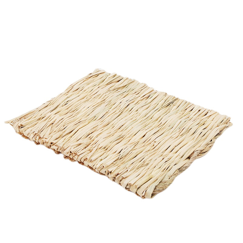 Rabbit Grass Chew Mat Small Animal Hamster Guinea Pig Cage Bed House Pad