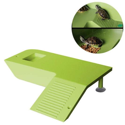 Turtle Frog Floating Island Turtle Water Land Inclined Box Climbing Platform Aquatic Pet Reptile Habitat Aquarium Ornament