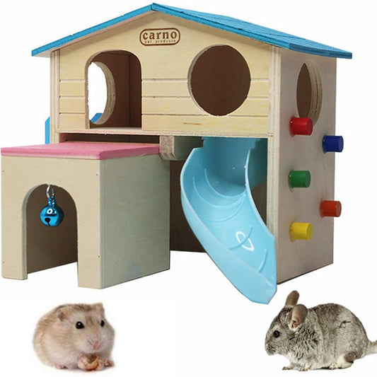 Wooden Pet Fun  House Hamster Golden Hamsters Sleeping Nest House Pet Supplies