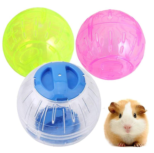 Hamster Ball Jogging Wheel Toy Running Hamster Wheel Small Pet Plastic Cute Exercise Ball For Golden Silk Shih Tzu Bear Play