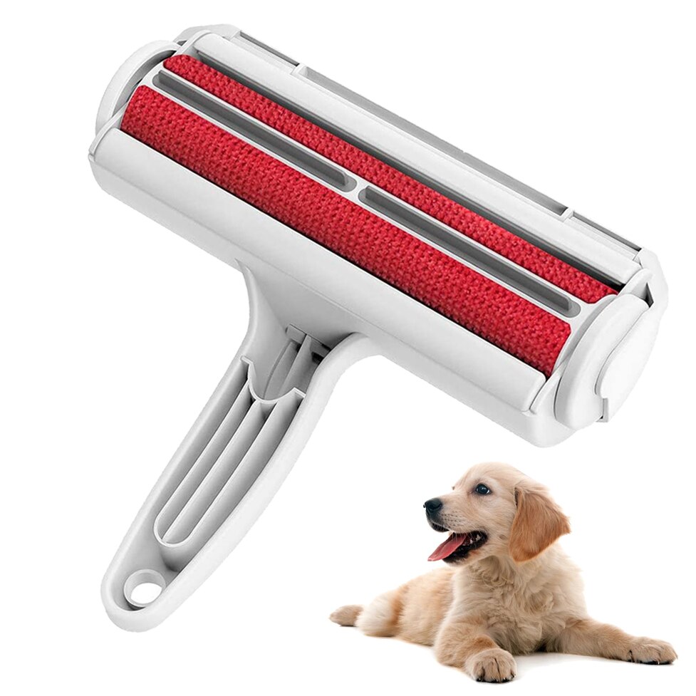 Dog Cat Hair Remover Roller With Self-Cleaning Base Efficient Lint Brush for Pet Hair Fur Furniture Couch Carpet Car Seat