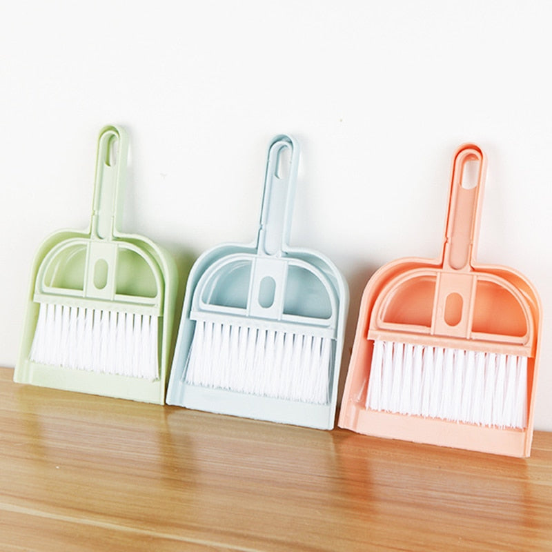 Cat Hamster Dustpan Small Broom Set Pet Professional Cleaning Tools Rabbit Pooper Scooper Guinea Pig Toilet Broom Accessories