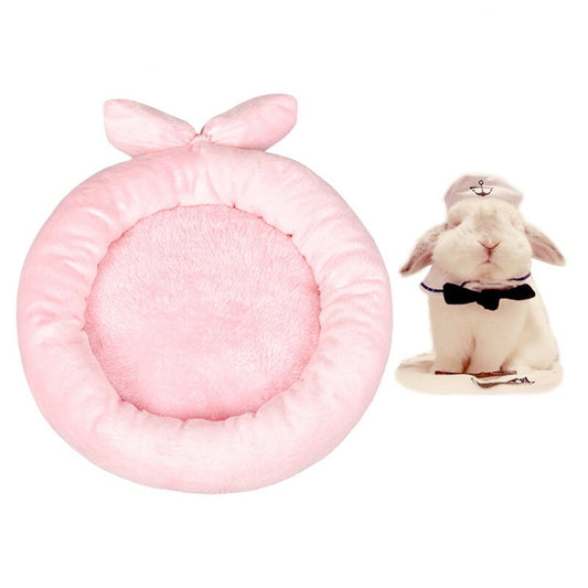 Rabbit Deep Sleep Cotton Nest My Neighbor Totoro And Guinea Pig Winter Warm Supplies Bow-shaped Nest Thick Cushion For Small Pet