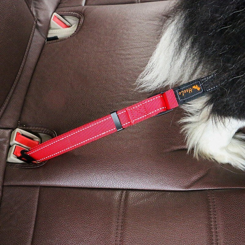 Benepaw Premium Durable Dog Car Seat Belt Fashion Adjustable Heavy Duty Pet Dog Safety Belt Elastic For Vehicle Accessories