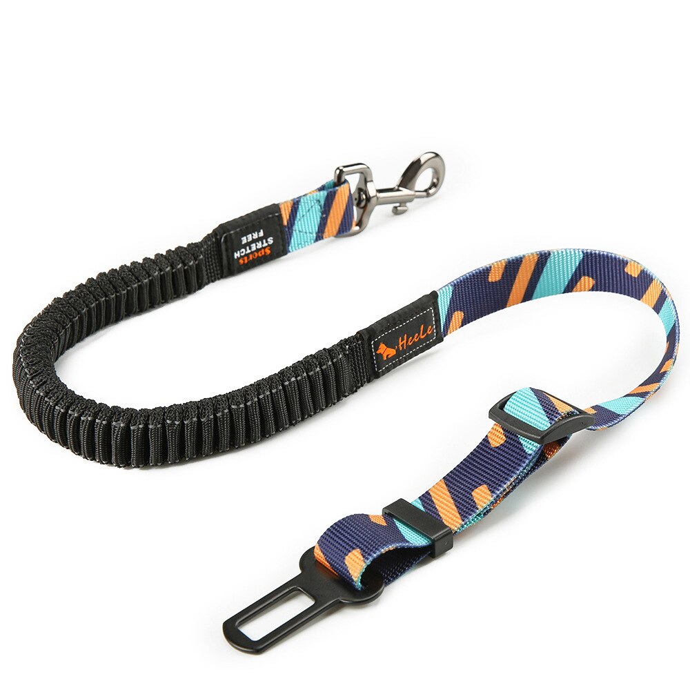 Benepaw Premium Durable Dog Car Seat Belt Fashion Adjustable Heavy Duty Pet Dog Safety Belt Elastic For Vehicle Accessories