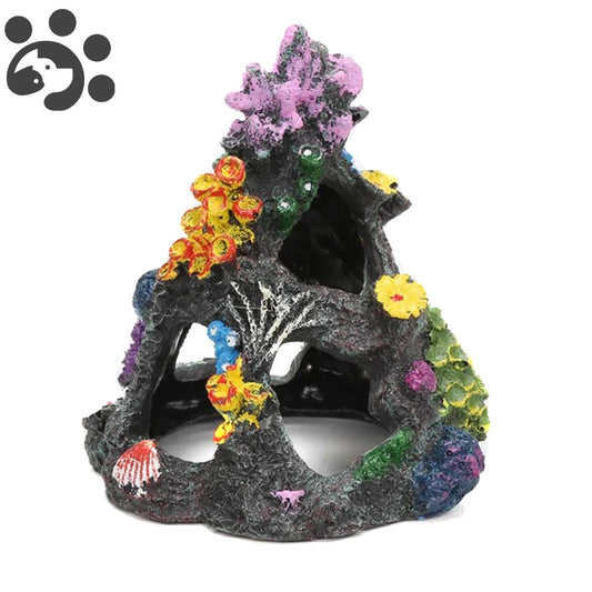 Aquarium decoration artificial  Coral Mountain Synthetic Resin Coral Dazzling Stone for Aquarium Decoration for Fish Tank AA0060