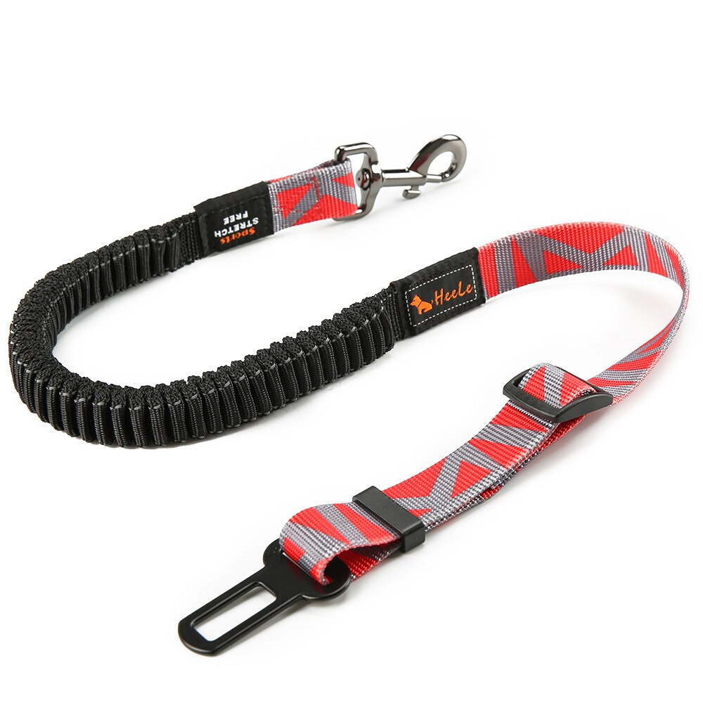 Benepaw Premium Durable Dog Car Seat Belt Fashion Adjustable Heavy Duty Pet Dog Safety Belt Elastic For Vehicle Accessories