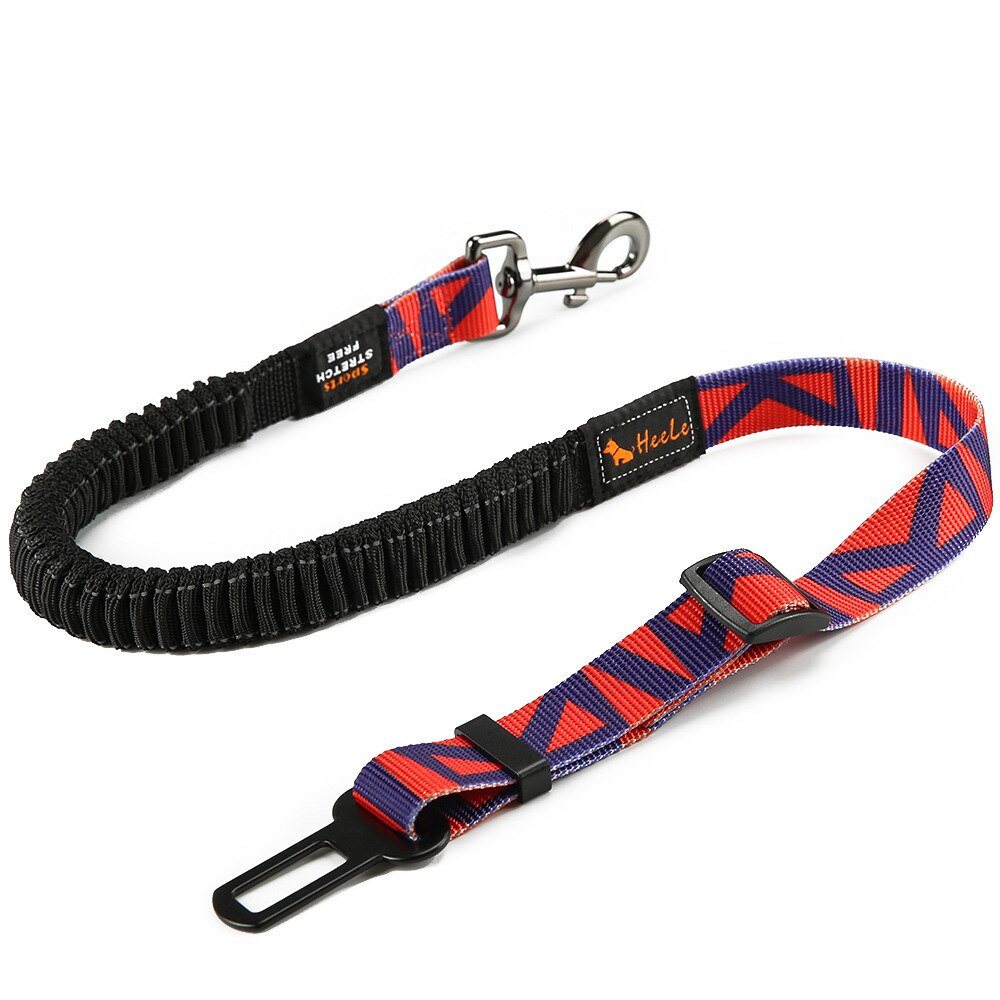 Benepaw Premium Durable Dog Car Seat Belt Fashion Adjustable Heavy Duty Pet Dog Safety Belt Elastic For Vehicle Accessories