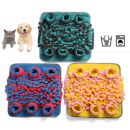 Dog Toys Increase IQ Snuffle Mat Slow Dispensing Feeder mat Pet Puzzle Puppy Training Games Feeding Food Intelligence Toy