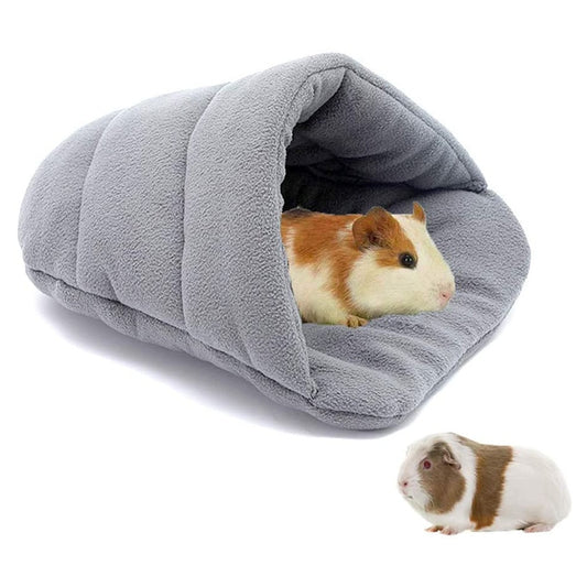 Guinea Pig Warm Bed Rabbit House Hamster Sleeping Bag Small Pet Item Cave Nest Soft Fleece Slippers Bed Guinea Pigs Assessories