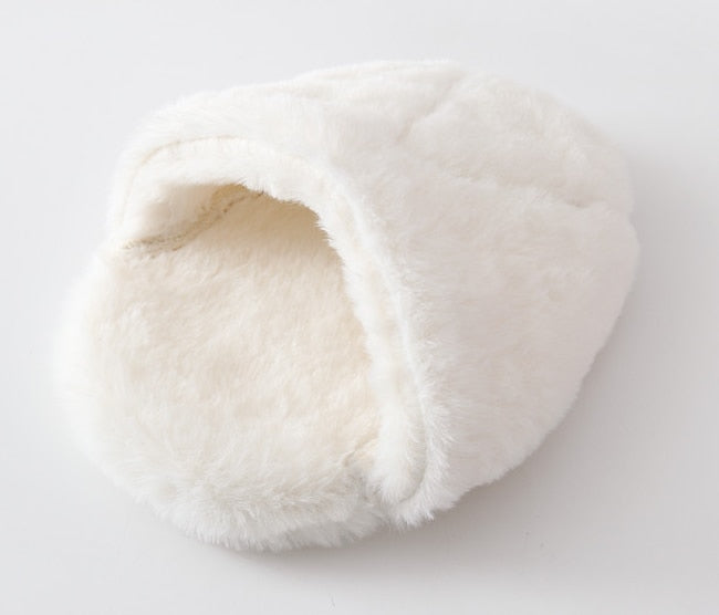 Soft Fleece Guinea Pig Bed Rabbit Hamsters Sleeping Bag Small Pets Cave Nest Bed Cushion Warm Slippers Pet House