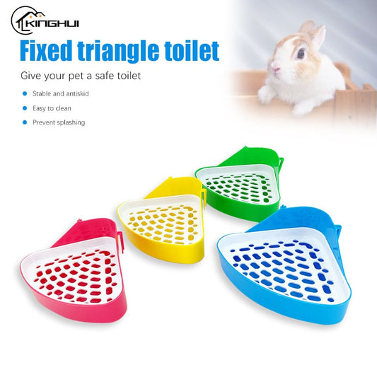 Pet Toilet Rabbit Litter Box Cat Dog My Neighbor Totoro Pig Corner Potty Toilet Urinal Indoor Training Pet Cleaning Supplies