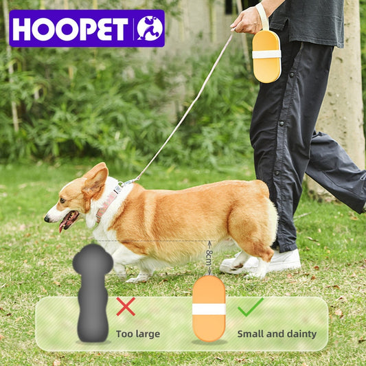 Hoopet Dog Water Bottle for Small Large Dogs Outdoor Walking Puppy Cat Drinking Bowl Tumbler Portable Bottle Supplies