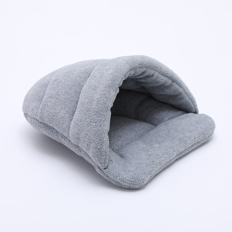 Soft Fleece Guinea Pig Bed Rabbit Hamsters Sleeping Bag Small Pets Cave Nest Bed Cushion Warm Slippers Pet House