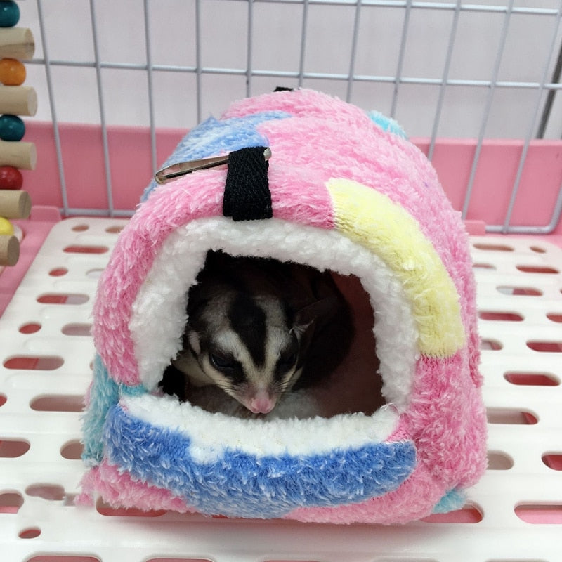 Bird Cage Parrot Cotton Nest Mini House Pet Parrot Nest Budgie Warm Winter Hammock Cage Hut Tent Bed Hanging Cave Pet Products