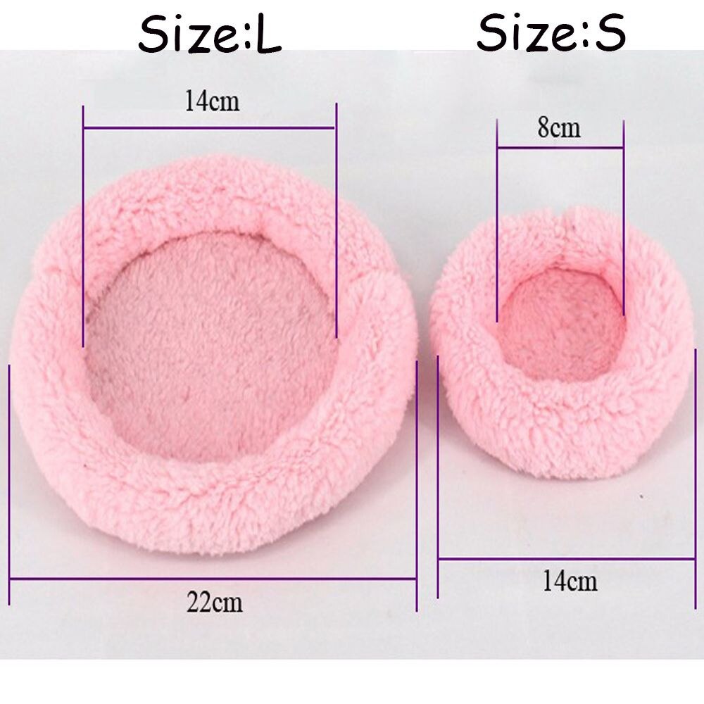 Cute Rabbit Cage Fleece Small Animal Bed Guinea Pig Mat Hamster Sleeping House Guinea Pig Beds  Guinea Pig Tunnel Hamster Ferret