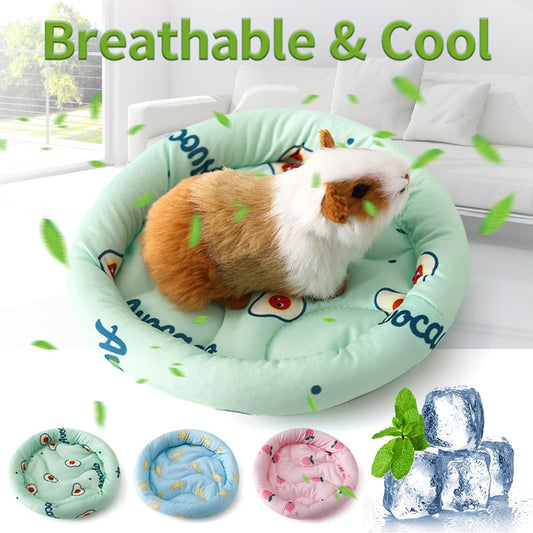 Soft Small Animal Bed Nest Thick Warm Bed Guinea Pig Chinchilla Rat Rabbit Bed Cage Nest House Breathable Cushion Sleeping Mat