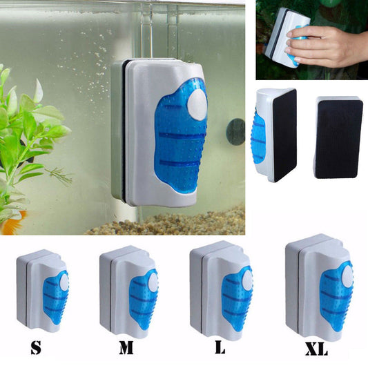 Magnetic Aquarium Accessories Fish Tank Algae Glass Cleaner Scraper Floating Clean Brush Cleaning Tools Free shipping