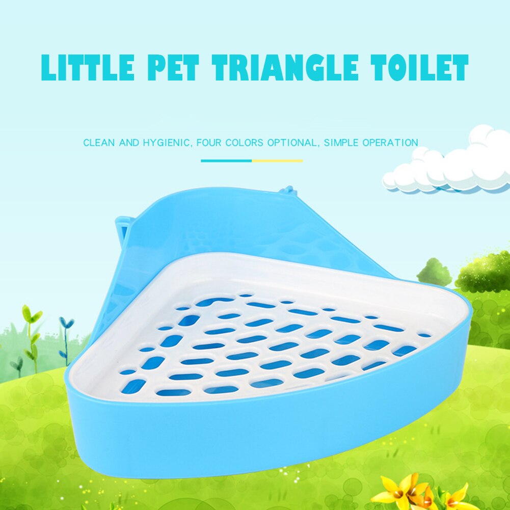 Pet Toilet Rabbit Litter Box Cat Dog My Neighbor Totoro Pig Corner Potty Toilet Urinal Indoor Training Pet Cleaning Supplies