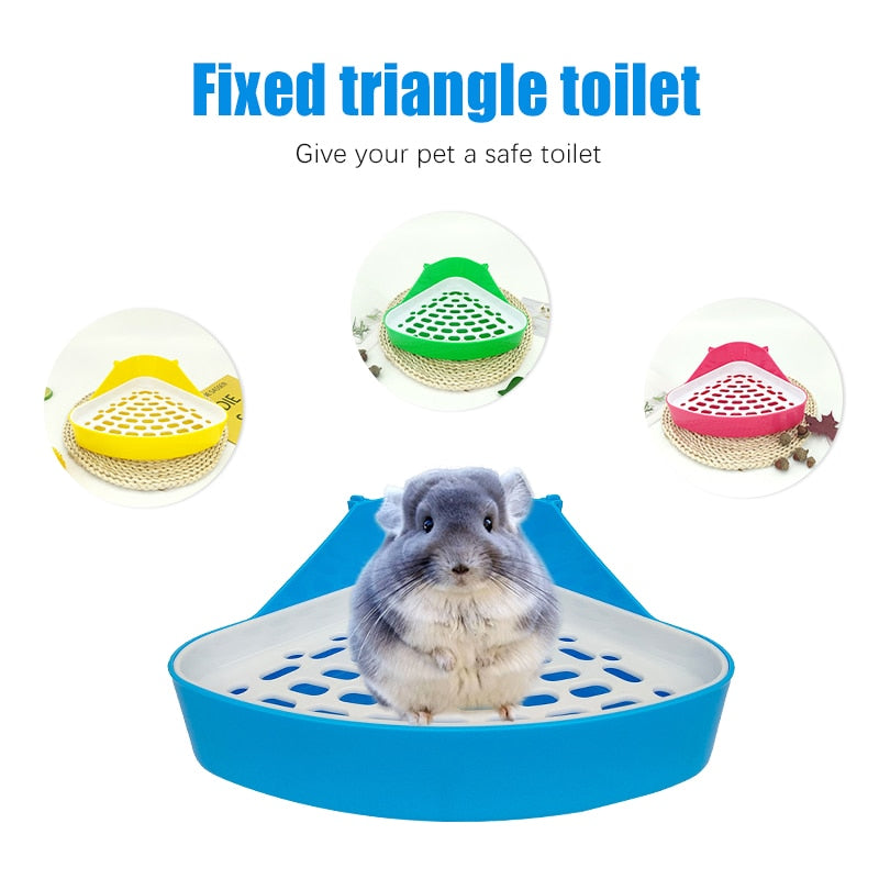 Pet Toilet Rabbit Litter Box Cat Dog My Neighbor Totoro Pig Corner Potty Toilet Urinal Indoor Training Pet Cleaning Supplies