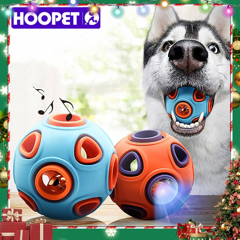 HOOPET Pet Dog Toys Toy Funny Interactive Ball Dog Chew Toy For Dog Ball Of Food Rubber Balls Pets Supplies