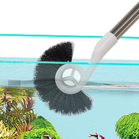 Fish Tank Algae Removal Brush With Anti-slip Handle Hanging Hole Design Cleaning Tools For Aquariums Fish Tank