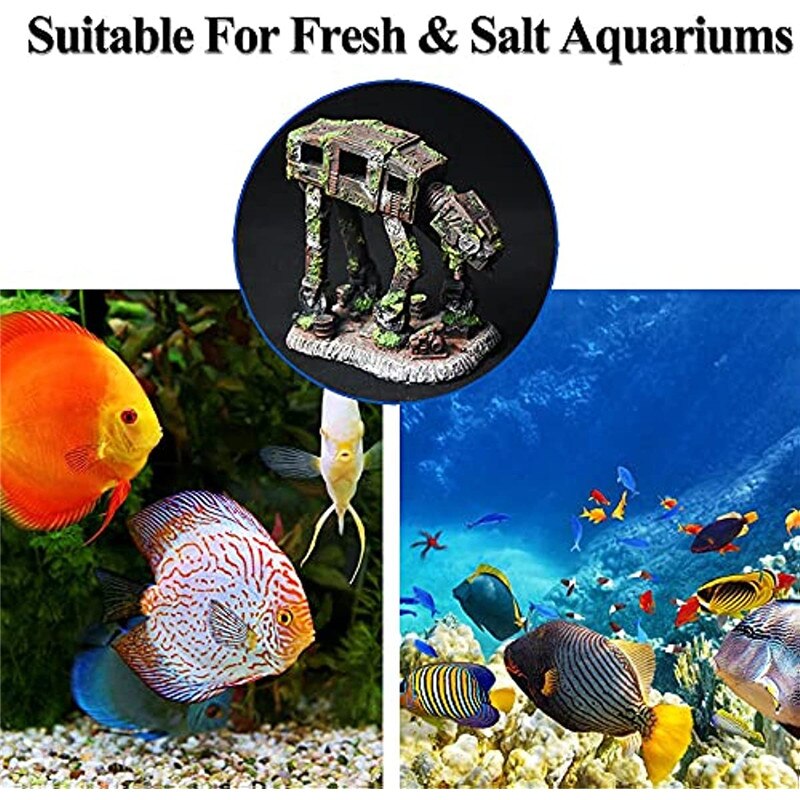 Aquarium Ornament Decorations Castle Fish Tank Hideouts Cave Decor for Betta Toys Small and Medium Fish Accessories