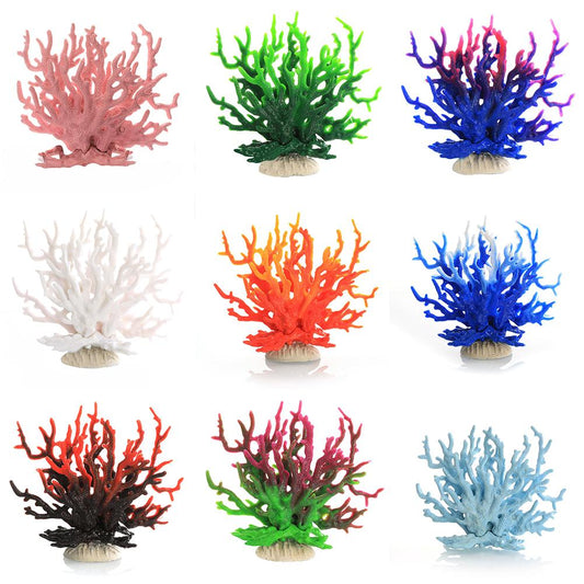 Fake Coral Multi-purpose Pollution-free Simulation Beautiful Water Grass Fish Tank Aquarium Decoration