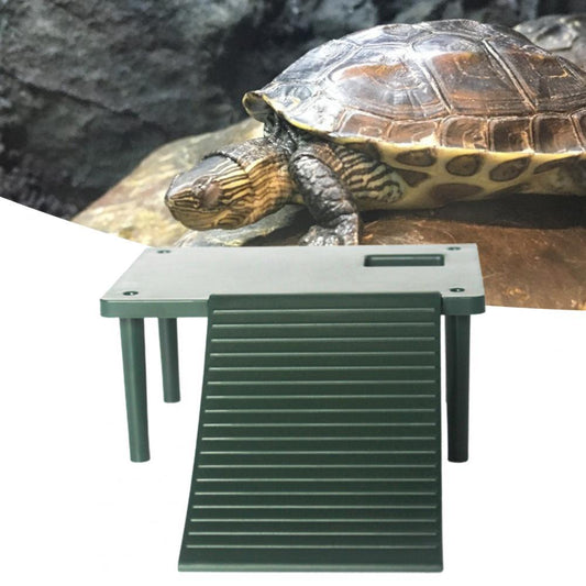 Turtle Basking Platform Burr-free Smooth Surface Entertaining Climbing Ladder Aquarium Landscape Decoration