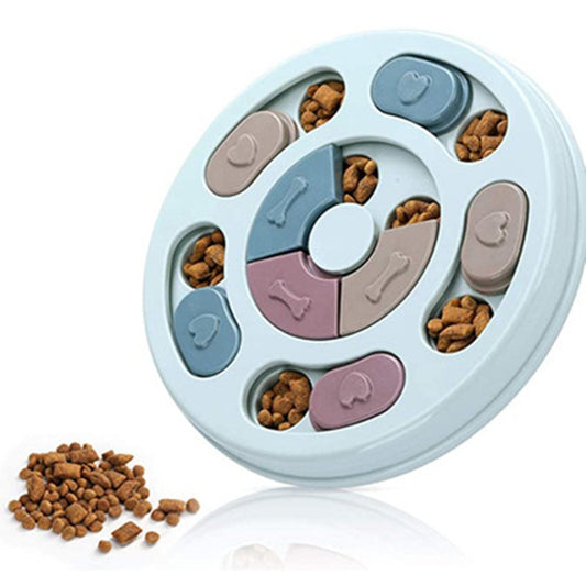 Pet Dog Feeding Puzzle Toys Slowly Eating Nonslip Bowl Interactive Means For IQ Training And Behavior Game Puppy Accessories