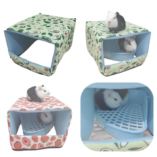 Pet Bottomless Cotton Nest Small Pet Hidden House Shelter Sleeping Bed For Rabbit Hedgehog Guinea Pig